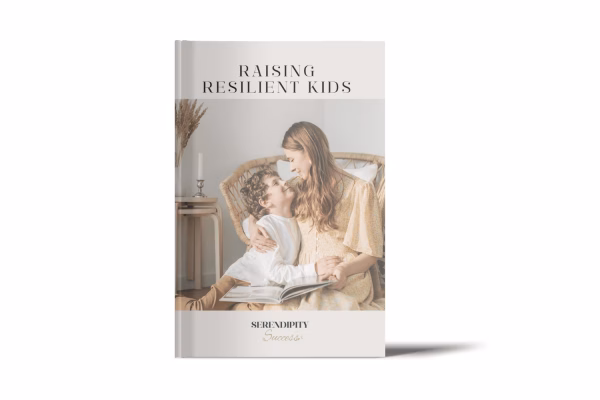 Raising resilient kids Serendipity SuccessMOCKUP 1 6x9 Front Cover - standing