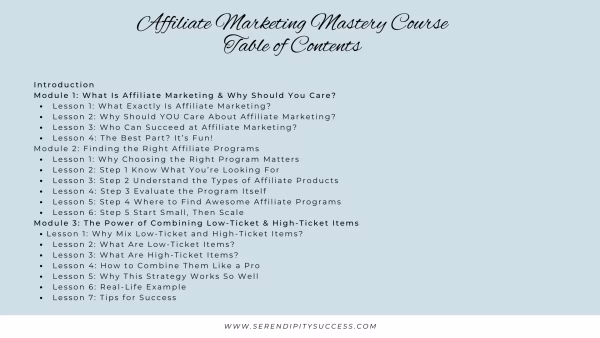Affiliate Marketing Mastery Course - Image 3