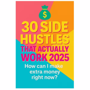 30 side hustles how can i make extra money right now